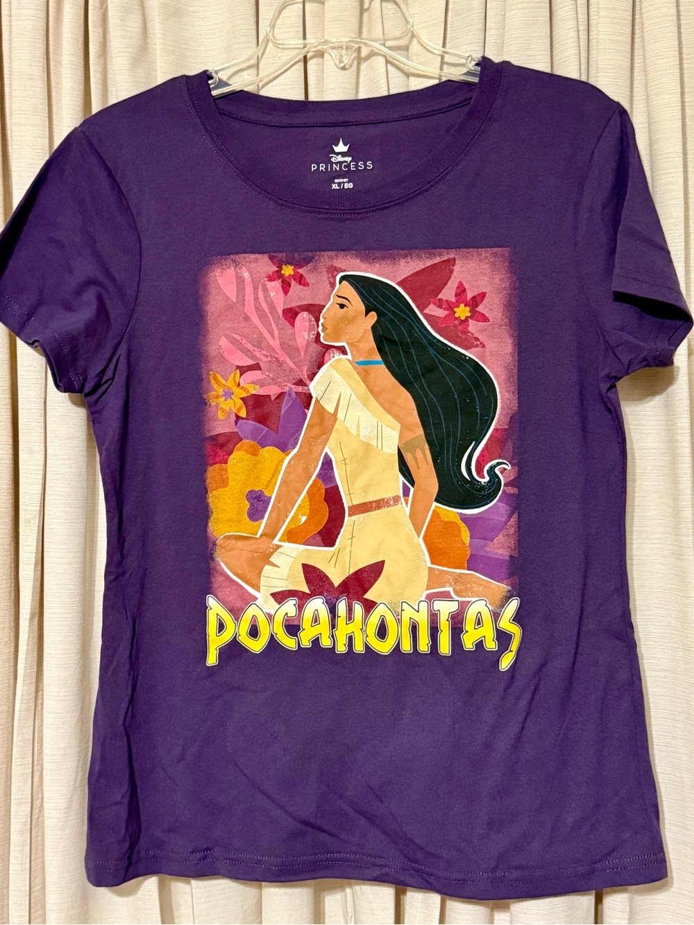 Disney Purple Pocahontas Graphic Tee